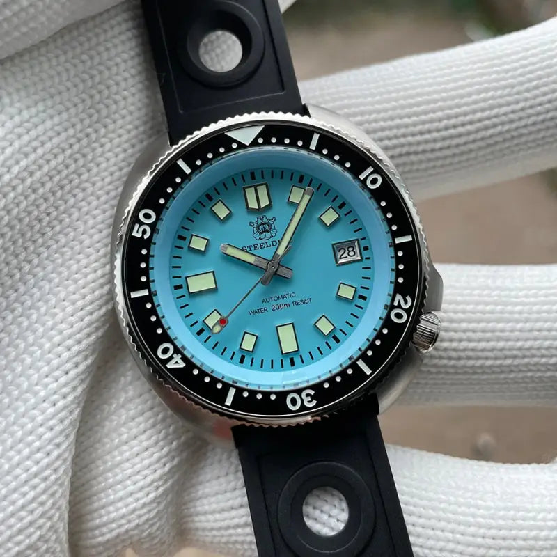 KPR Angelfish 44MM Automatic 200M Dive Watch - 70B-QL-HR Turquoise / China / NH35 Movt