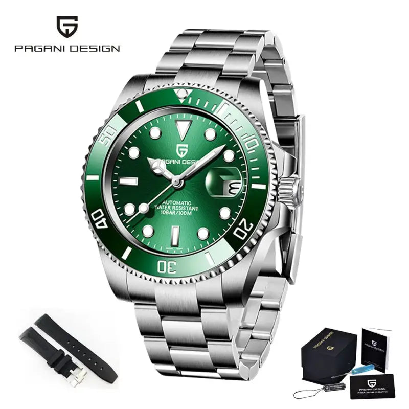 KPR Barramundi 40MM Automatic Dive Watch - Green R / Poland