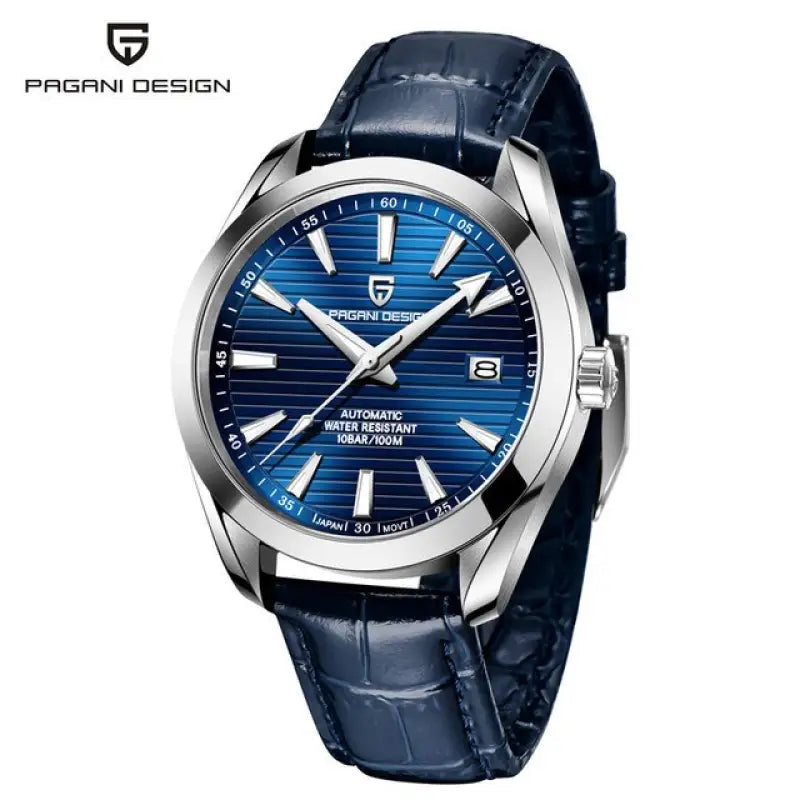 KPR Bass 100M AR Sapphire Automatic Dive Watch - Belt blue / Czech Republic