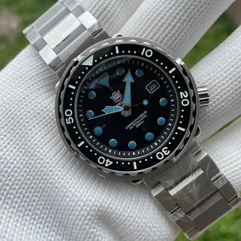 KPR Big Eye 30ATM 47.5MM Automatic Dive Watch - 75T-03L-BL Blue / China / NH35 Movt