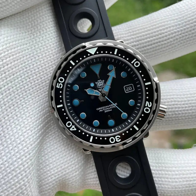 KPR Big Eye 30ATM 47.5MM Automatic Dive Watch - 75T-HR-BL Blue / China / NH35 Movt