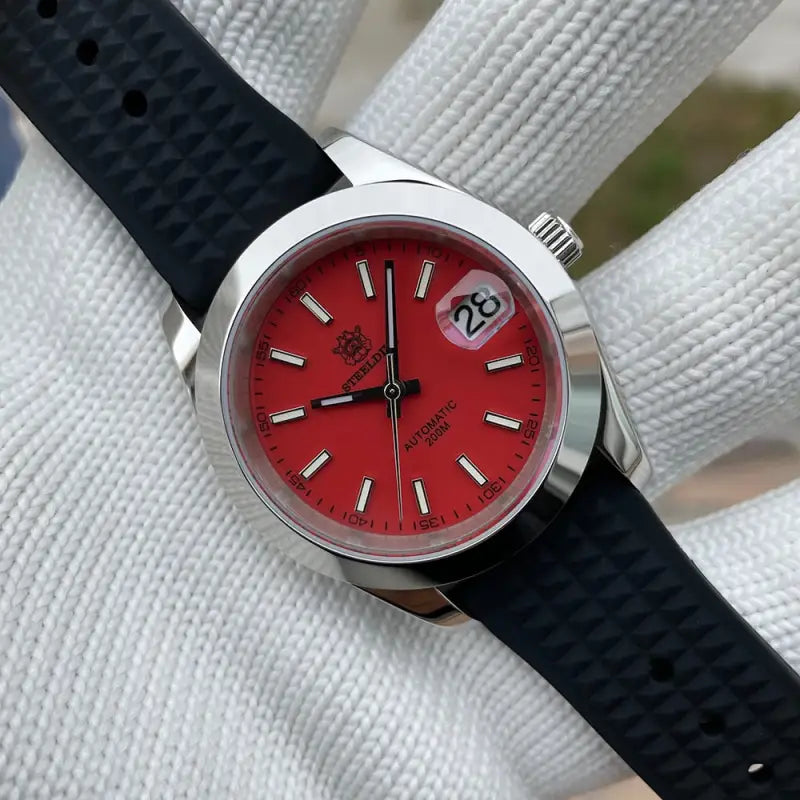 KPR Bigmouth Buffalo 200M Dive Watch - 34RE-WF-Red / China