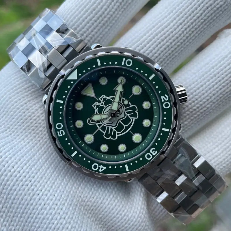 KPR Blackfin 300M 30ATM Dive Watch - 75P-GR-05L Green / China