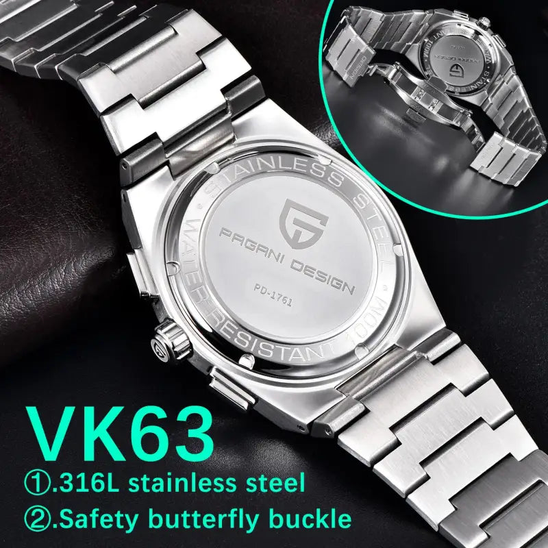 KPR Fashionable Future Timed Movement Military Watch