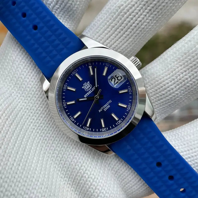 KPR Fashionista Timepiece 39MM 20 Bar Mechanical Watch - 34BL-WF-Royal Blue / China / NH35 Movt