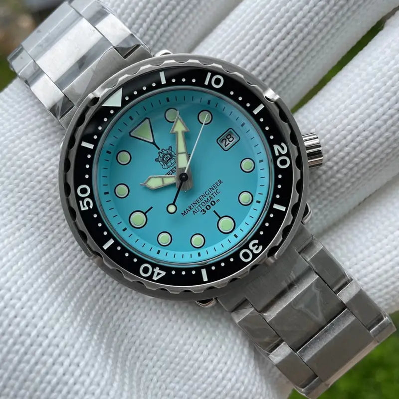 KPR Garfish 300M Stainless Steel Dive Watch - 75QL-03L Turquoise / China / NH35 Movt