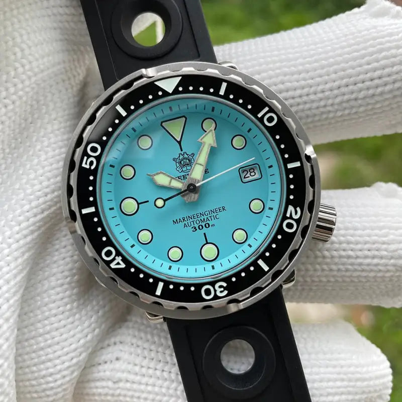 KPR Garfish 300M Stainless Steel Dive Watch - 75QL-HR Turquoise / China / NH35 Movt