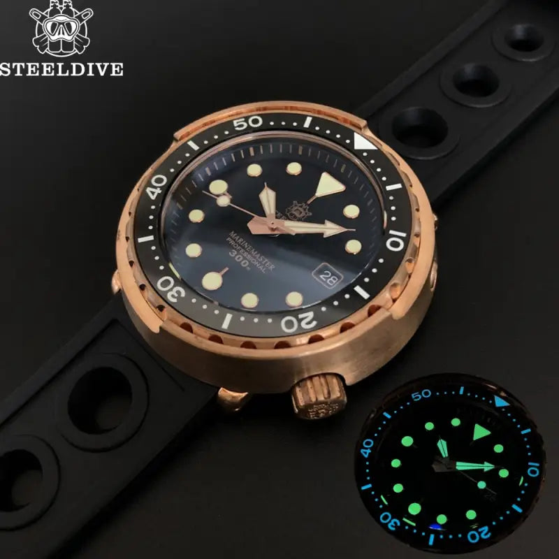 KPR Goby 300M Bronze Automatic Dive Watch - Ceramic Bezel C