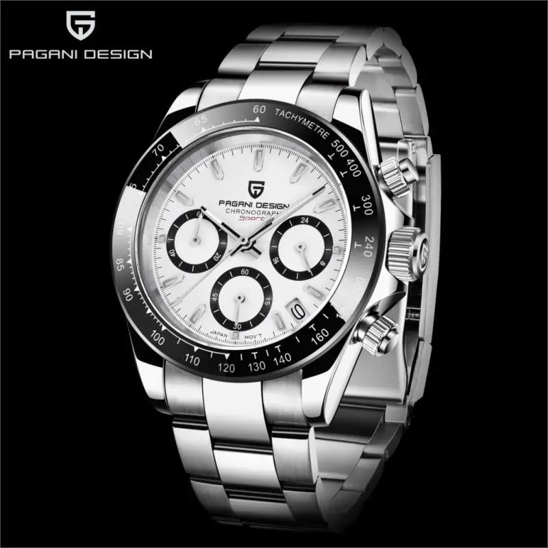 KPR Grand Legacy Japanese Movement Mechanical Waterproof Watch - Silver White / China