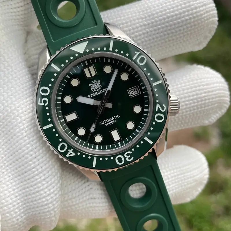 KPR Grand Seafarer Automatic Limited Edition Dive Watch - 68GR-GR Green / 1000M Waterproof