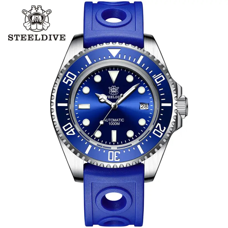 KPR Graysby 45.4MM 1000M Dive Watch - 64BL-LR Blue / China / NH35 Movt