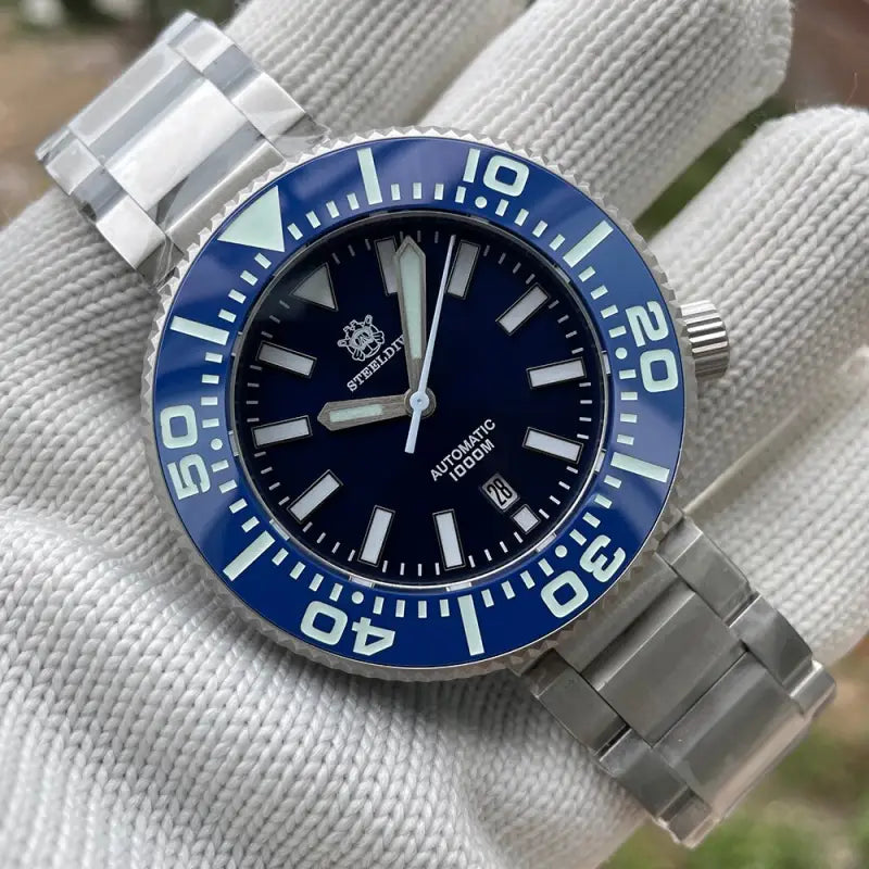 KPR Grunt 48MM OEM 100M Dive Watch - 76P-BL-03L Blue / China