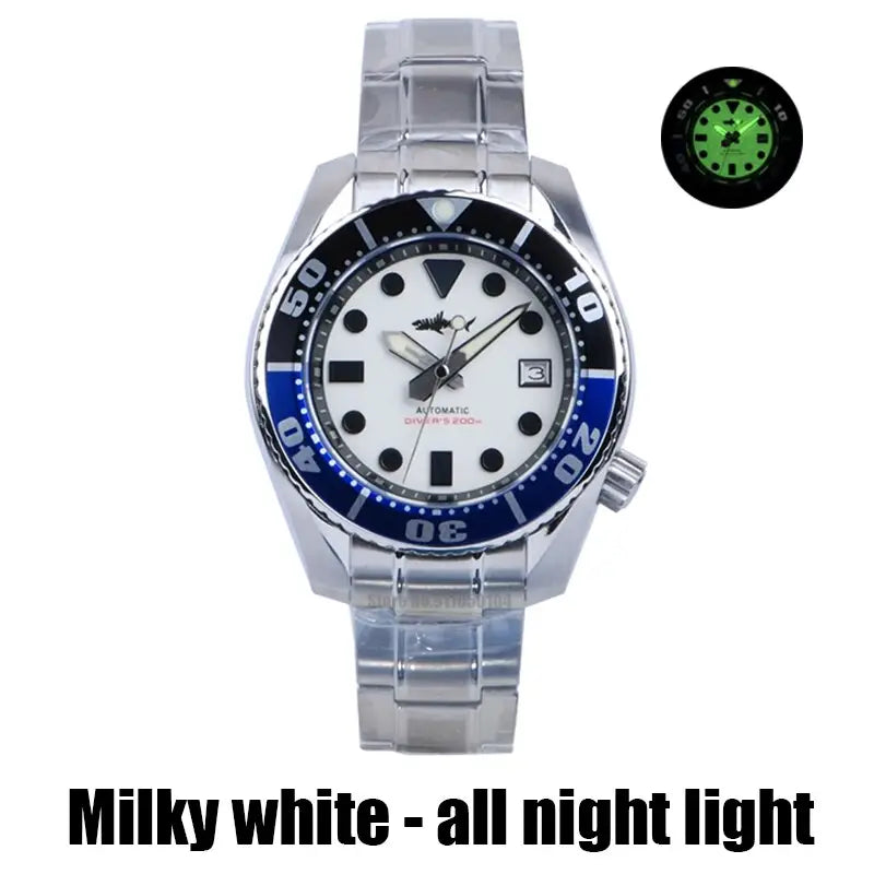 KPR Halibut Small MM Ghost Dive Watch - Ivory