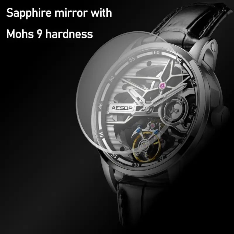 KPR Haute Fashion Skeleton Style Waterproof Automatic Watch