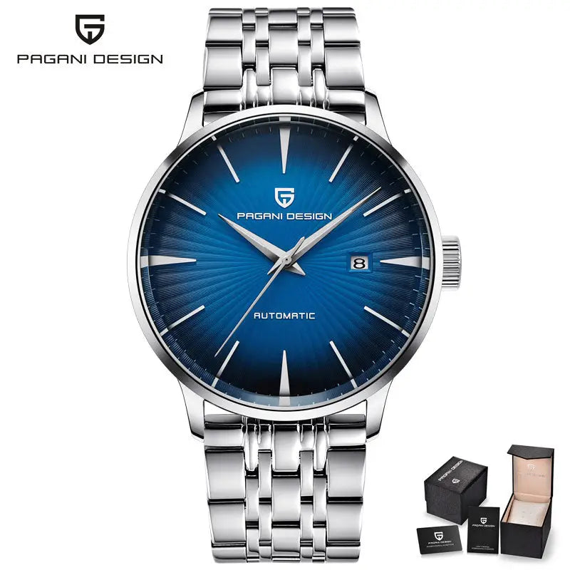 KPR Iconic Style Waterproof Automatic Watch - G-Blue / China / 43MM