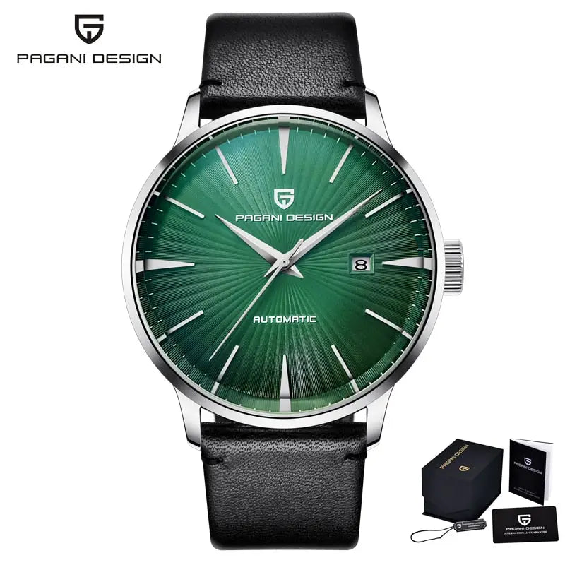 KPR Iconic Style Waterproof Automatic Watch - L-Green / China / 43MM