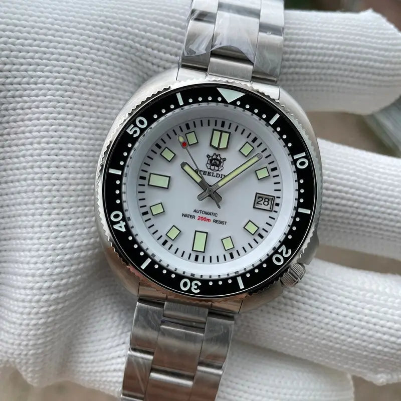 KPR Pollock 1000M 53.6MM Oversize Dive Watch - 70B-WT-SS