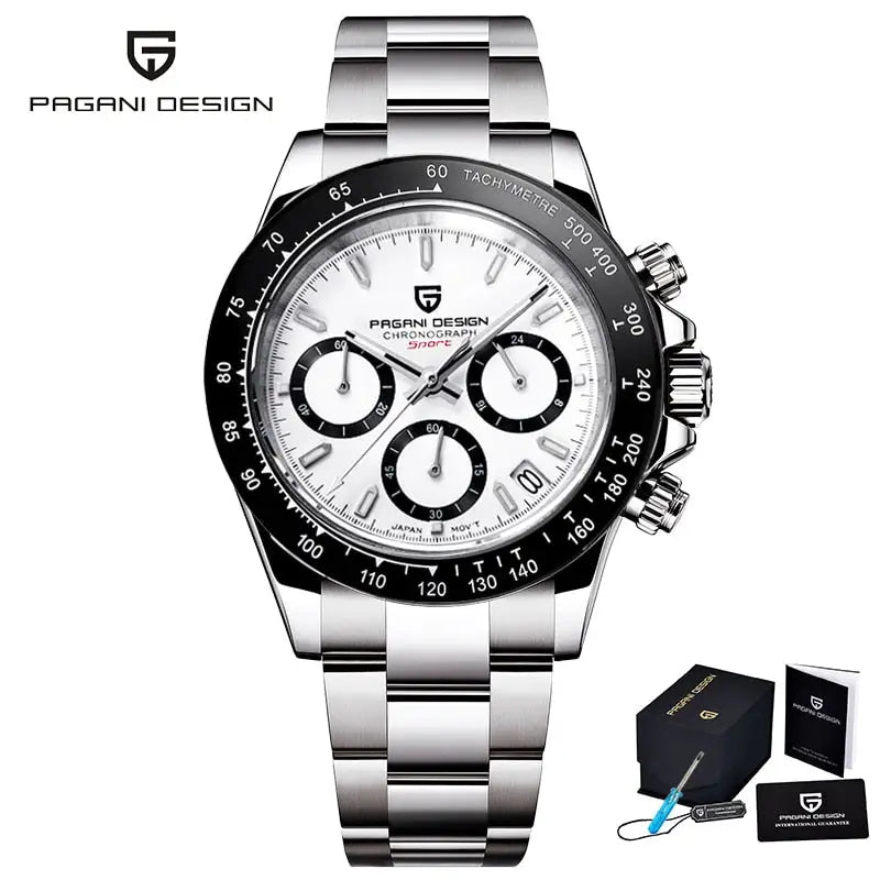 KPR Royal Elite AR Mechanical Waterproof Watch - White / China / No