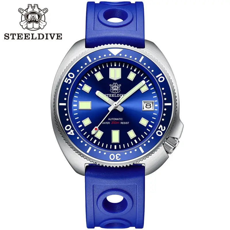 KPR Sablefish 42MM 200M Automatic Movement Dive Watch - 70BL-LR Blue-logo / China / NH35 Movt