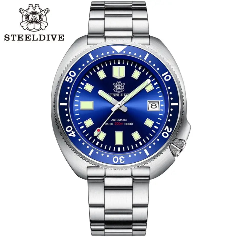 KPR Sablefish 42MM 200M Automatic Movement Dive Watch - 70BL-SS Blue-logo / China / NH35 Movt