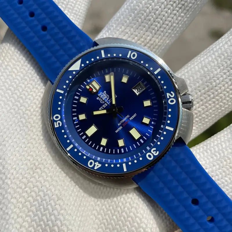 KPR Sablefish 42MM 200M Automatic Movement Dive Watch - 70BL-WF Blue-ogo / China / NH35 Movt