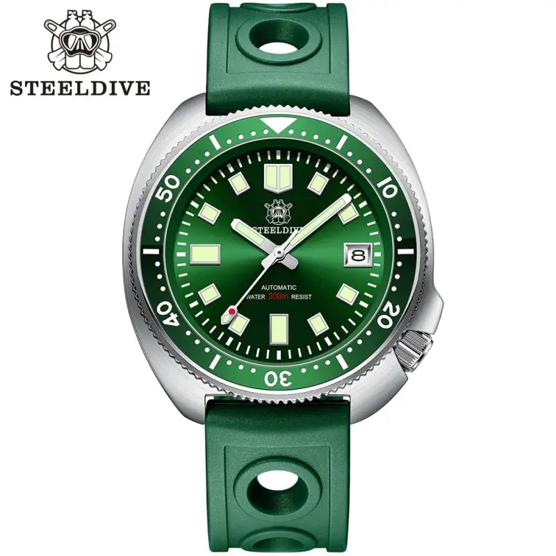 KPR Sablefish 42MM 200M Automatic Movement Dive Watch - 70GR-GR Green-logo / China / NH35 Movt