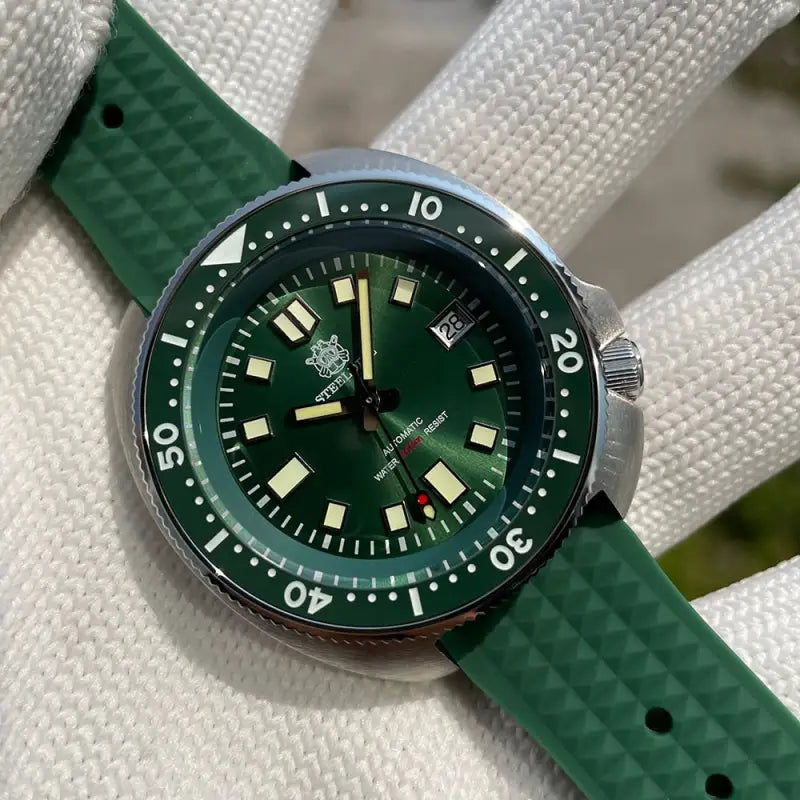 KPR Sablefish 42MM 200M Automatic Movement Dive Watch - 70GR-WF Green-logo / China / NH35 Movt