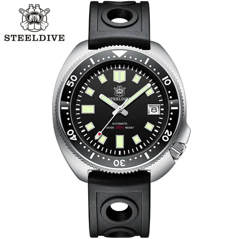 KPR Sablefish 42MM 200M Automatic Movement Dive Watch - 70HH-HR Black-logo / China / NH35 Movt