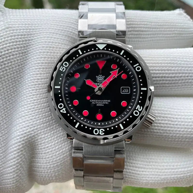 KPR Threadfin 47.5MM 30ATM 300M Dive Watch - 75T-03L-MH Fuxia / China