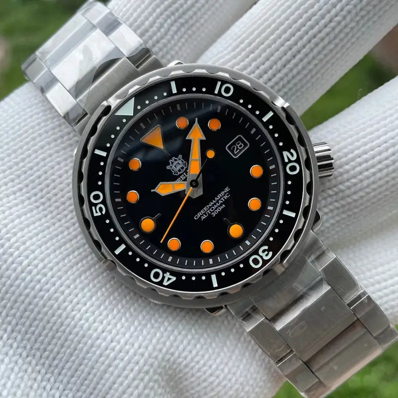 KPR Threadfin 47.5MM 30ATM 300M Dive Watch - 75T-03L-OR Orange / China